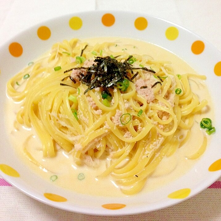 たらこのチーズクリームパスタ